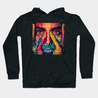 Louisa May Alcott quote: Love is a great beautifier Hoodie